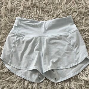 Lululemon Light Blue 4" Speed Up Shorts